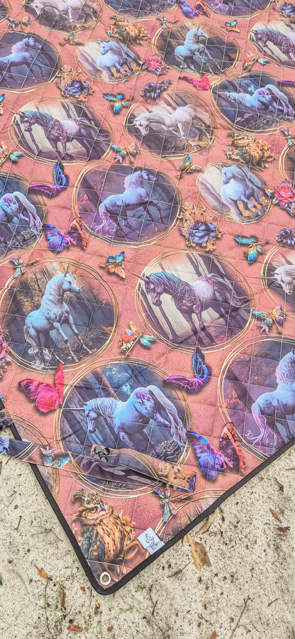 Dark Horse Picnic Plush Mat