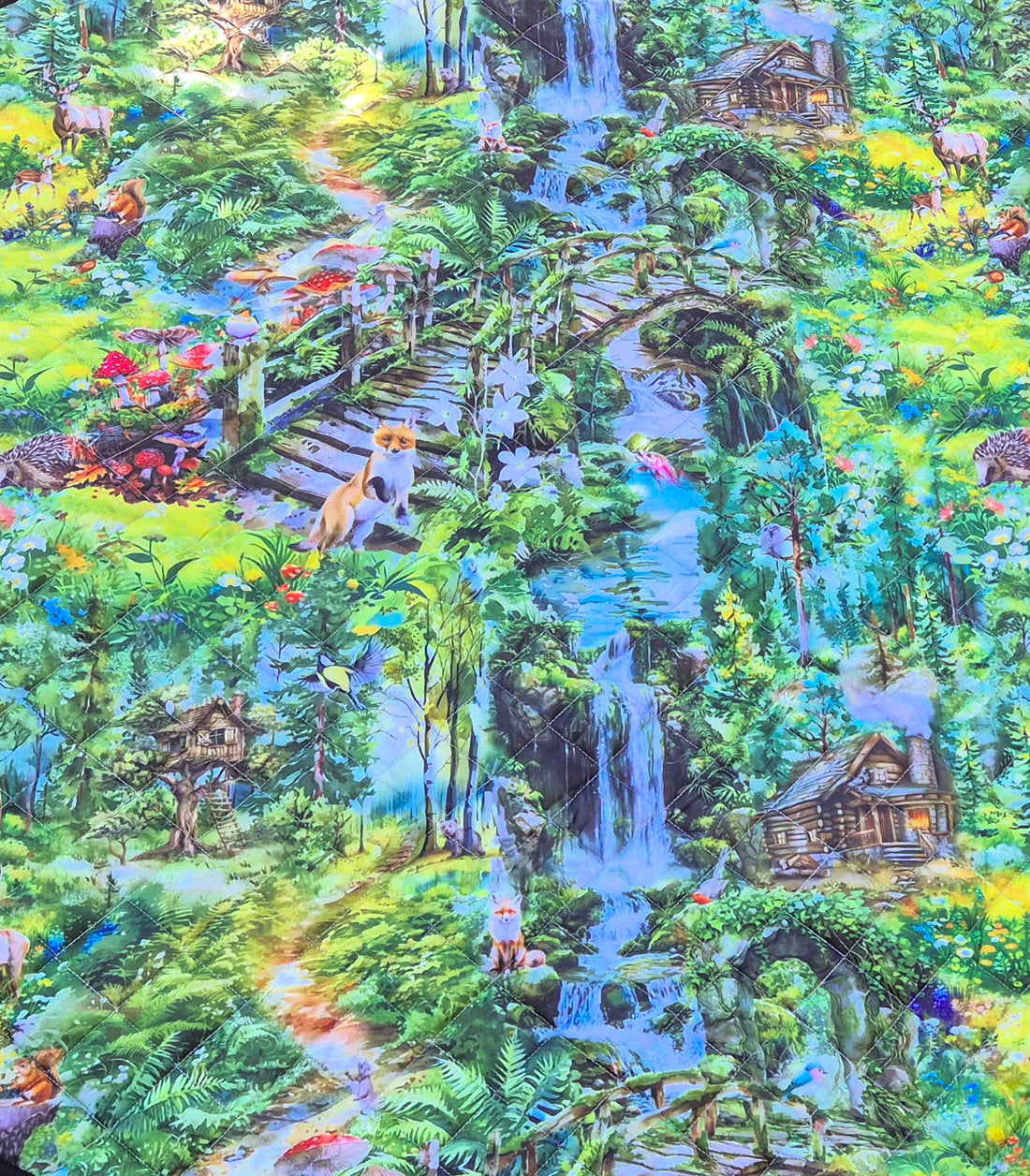 Woodland Whispers Picnic Plush Mat