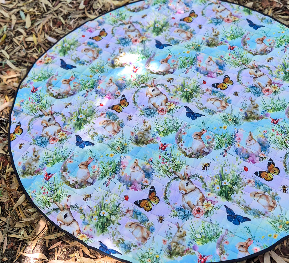 EveryBunny Blooms Plush Mat