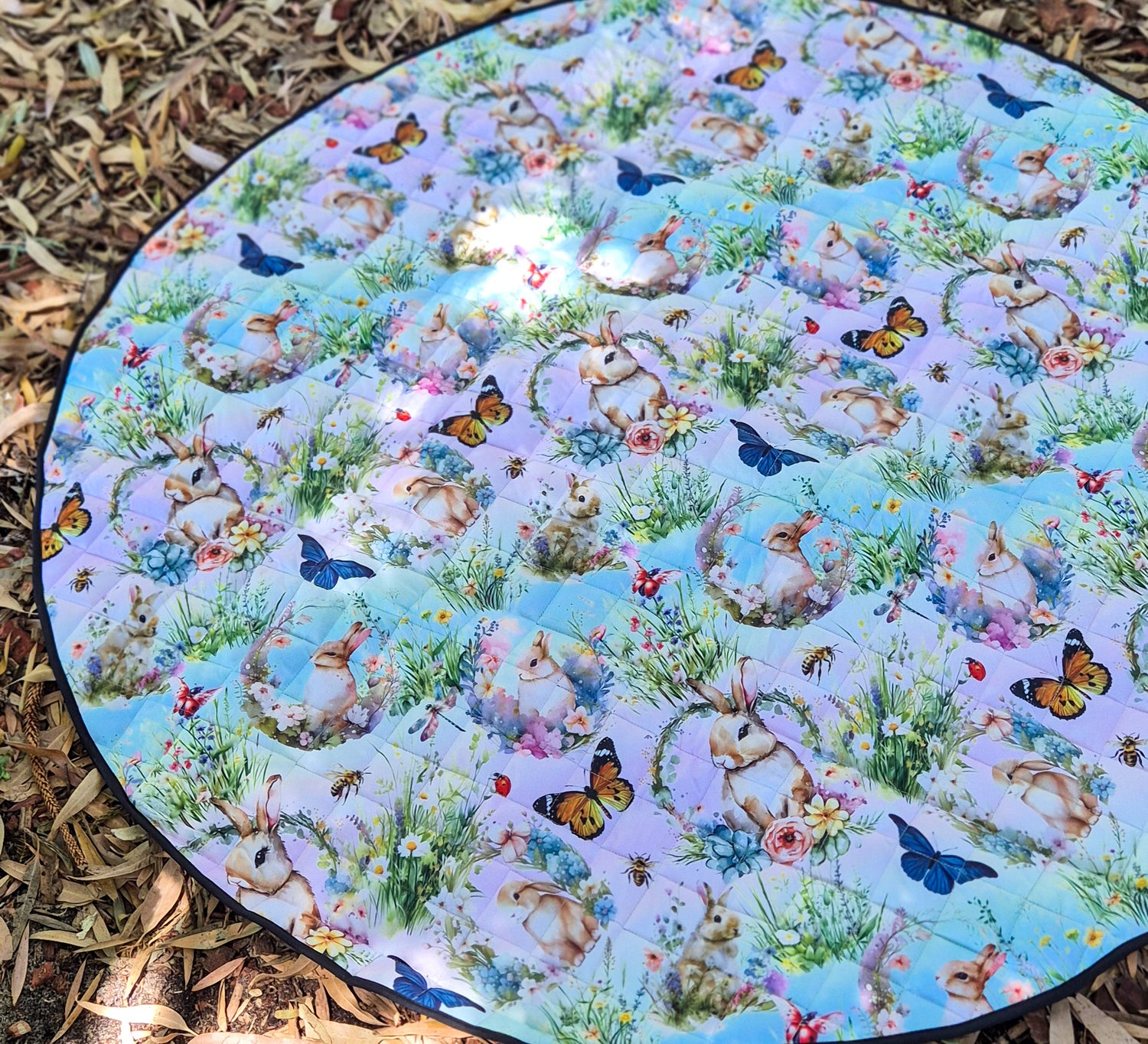 EveryBunny Blooms Plush Mat