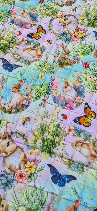 EveryBunny Blooms Picnic Plush Mat