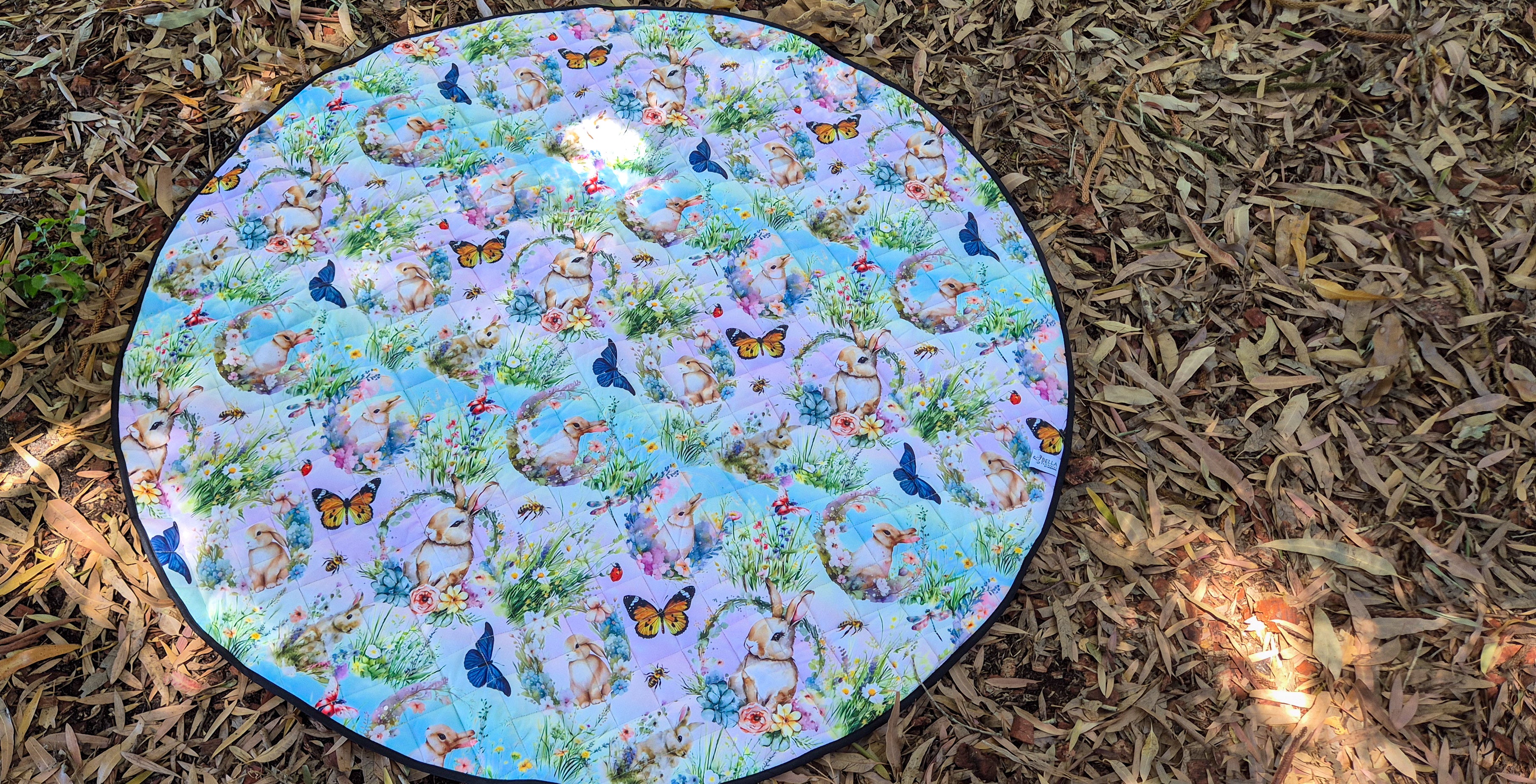 EveryBunny Blooms Plush Mat
