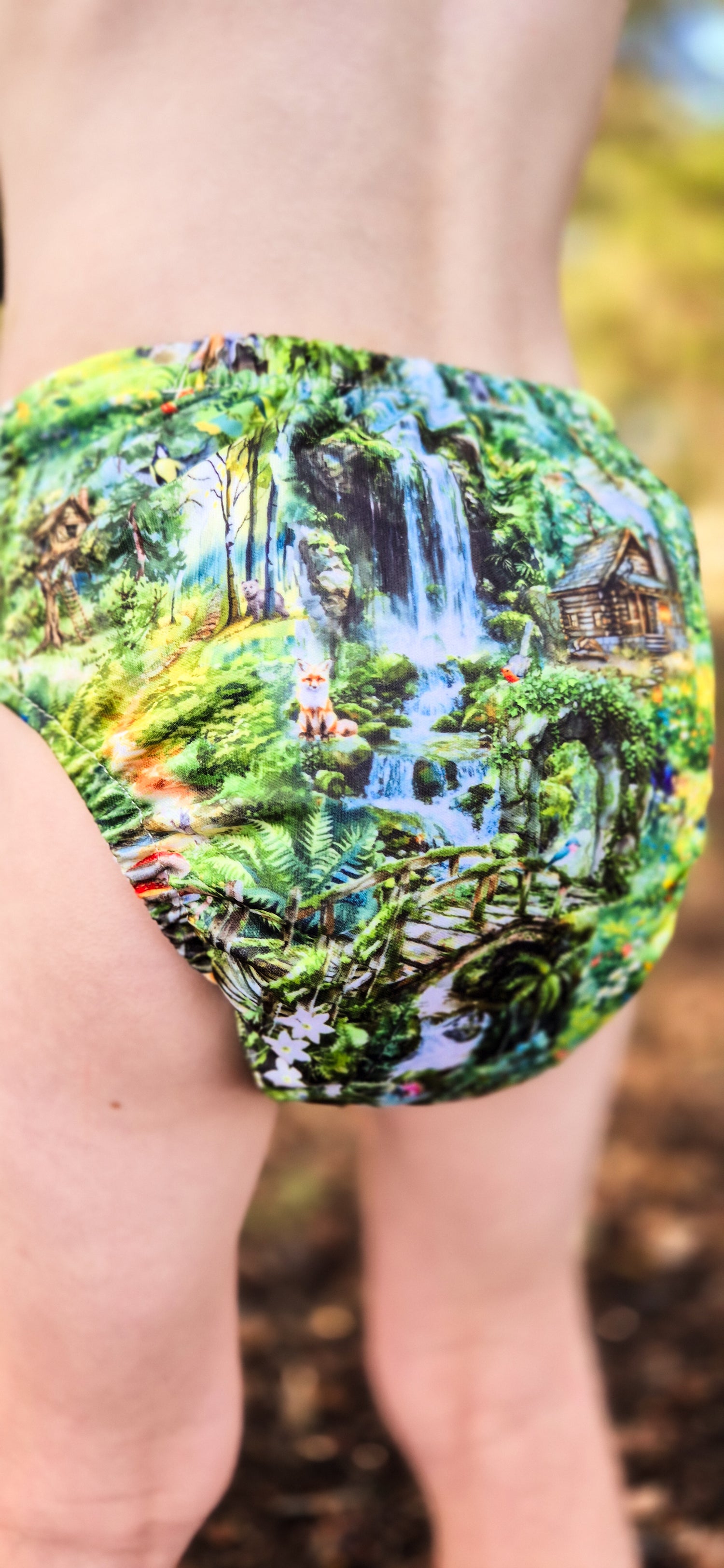 Woodland Whispers Newborn Cloth Nappy