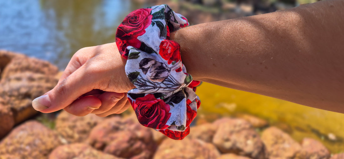 Sacred Gardens Handmade Scrunchies (XL)