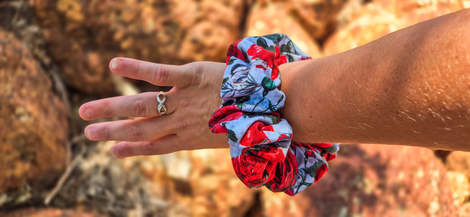 Sacred Gardens Handmade Scrunchies (XL)