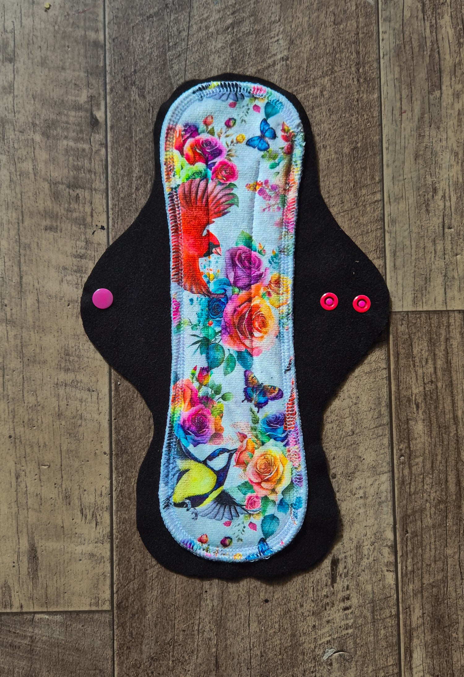 Rosey Feathers Overnight/ Post Partum Cloth Pad