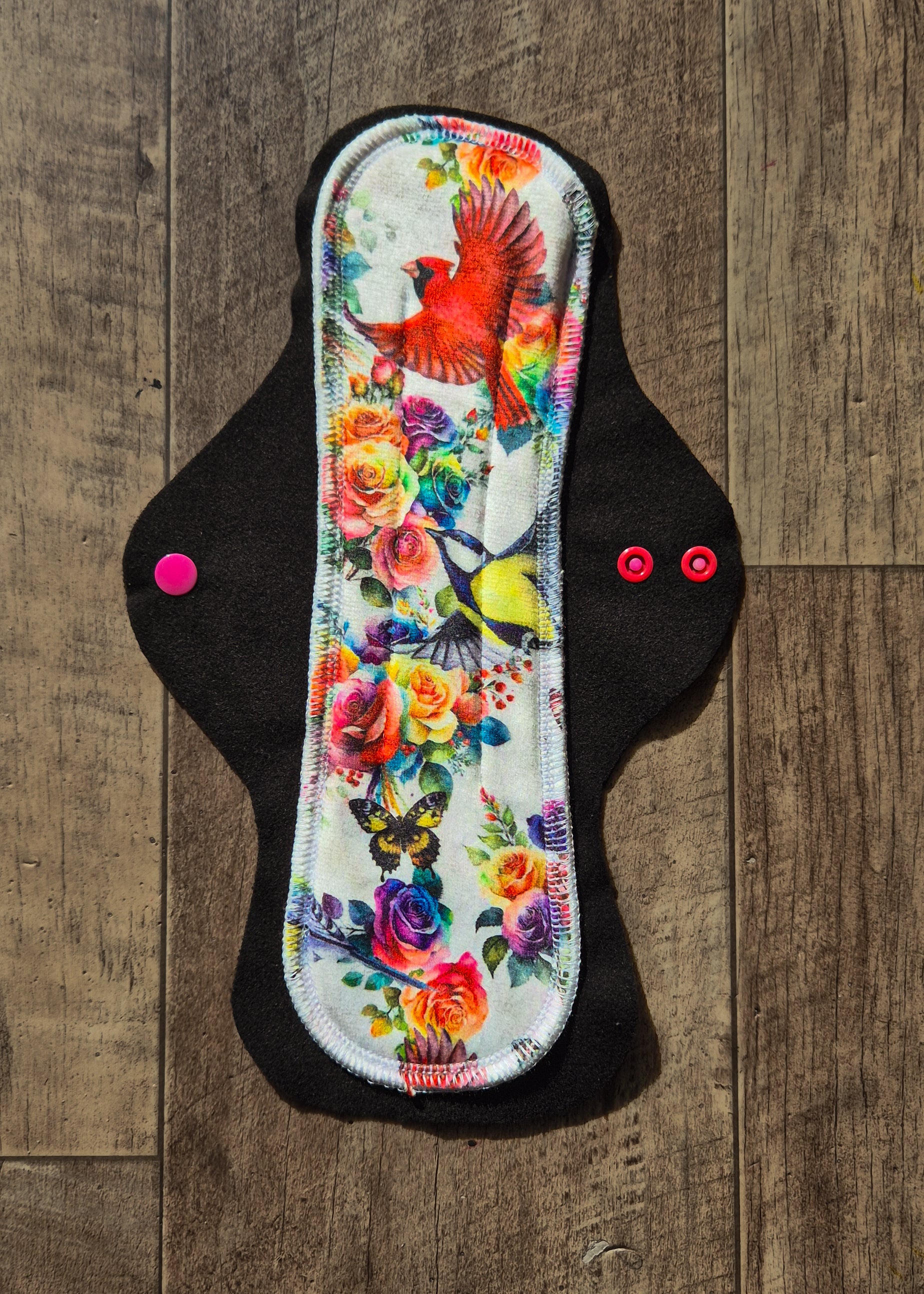 Rosey Feathers Overnight/ Post Partum Cloth Pad