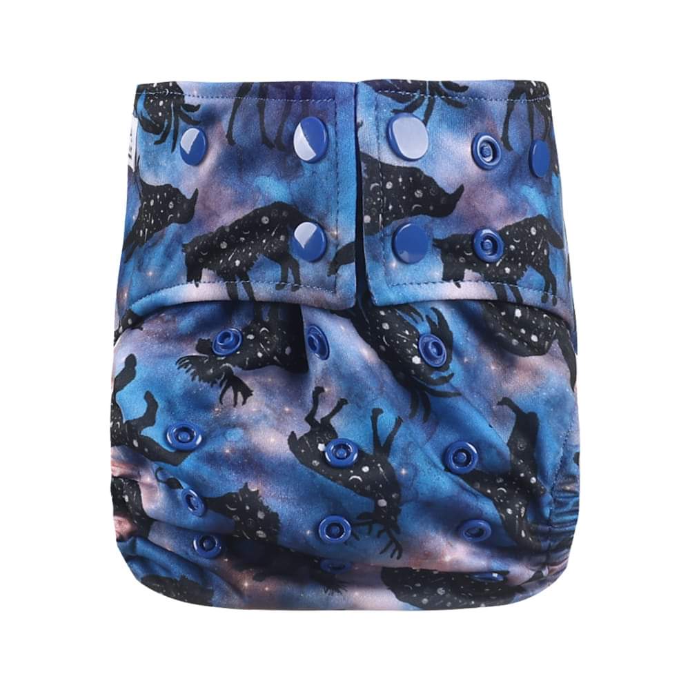 Cosmic Constellations Cloth Day Nappy