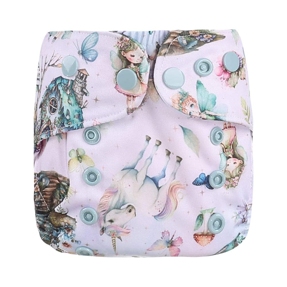 Pixie Dust Newborn Cloth Nappy