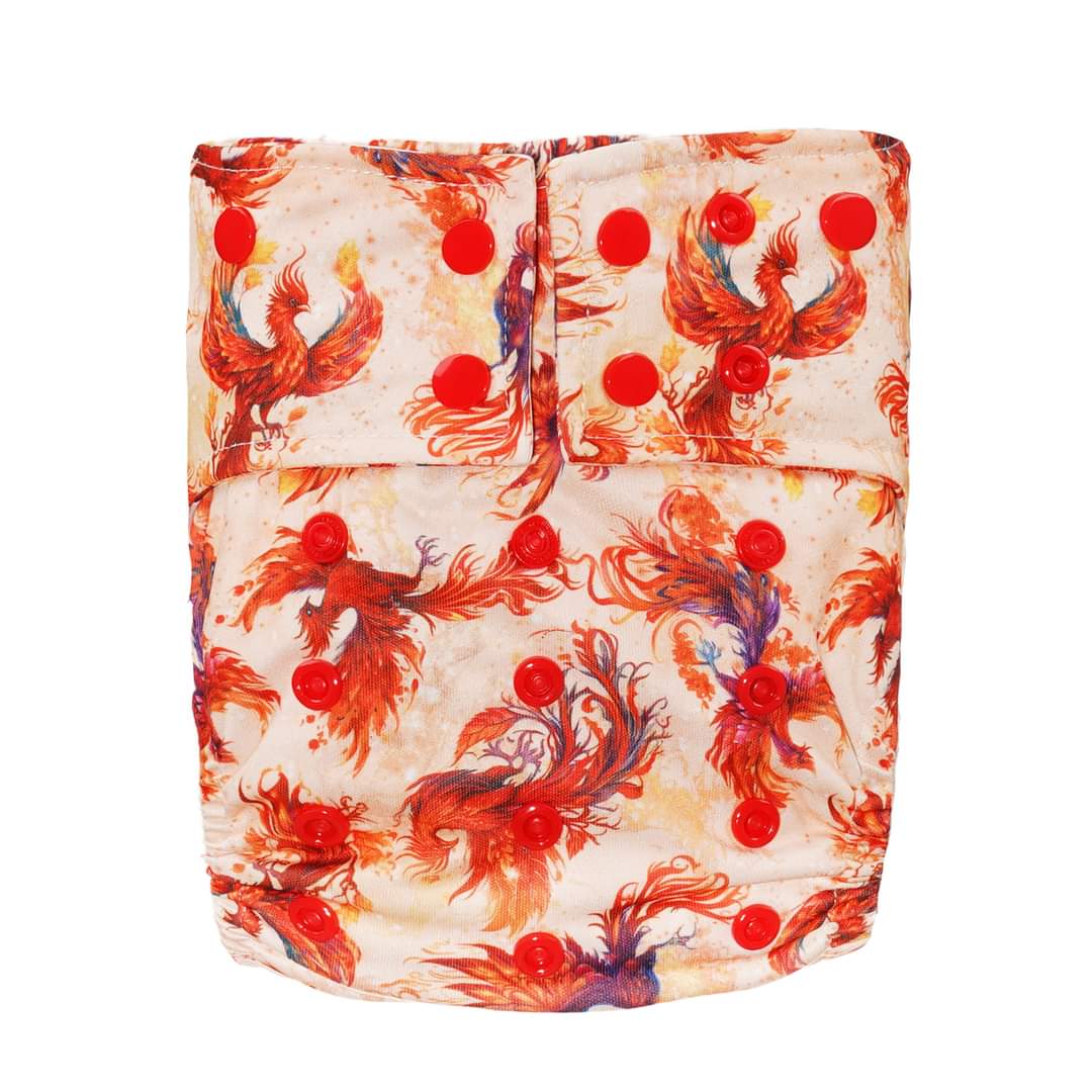 Phoenix Rising Cloth Night Nappy