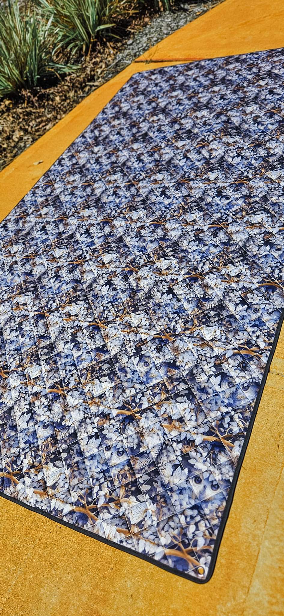 Midnight Guardian Picnic Plush Mat
