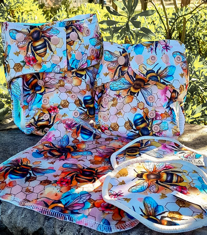 Bee Yourself Cloth Day Nappy