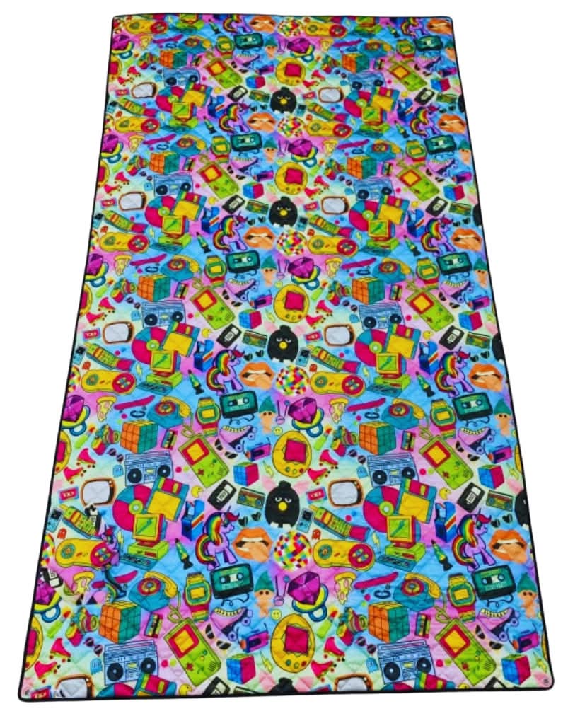 Back in the day Picnic Plush Mat