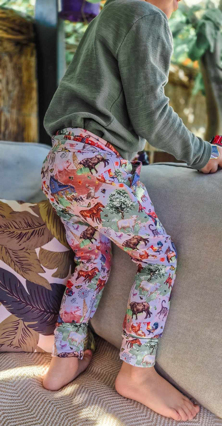 Morphing Meadows Handmade Pants