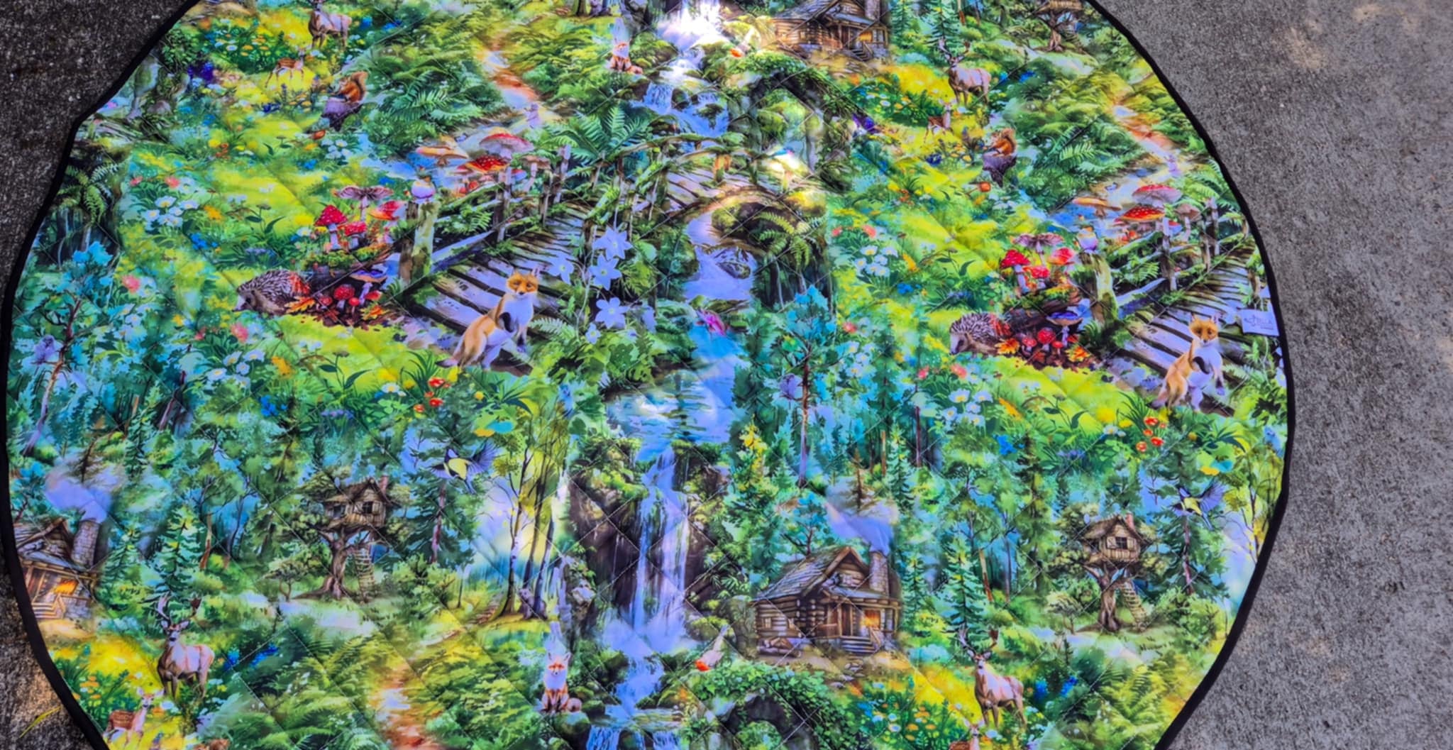 Woodland Whispers Plush Mat