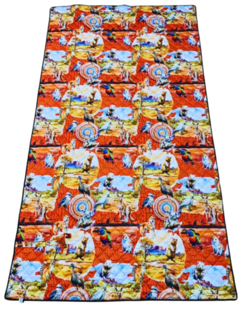 Paws Down Under Picnic Plush Mat