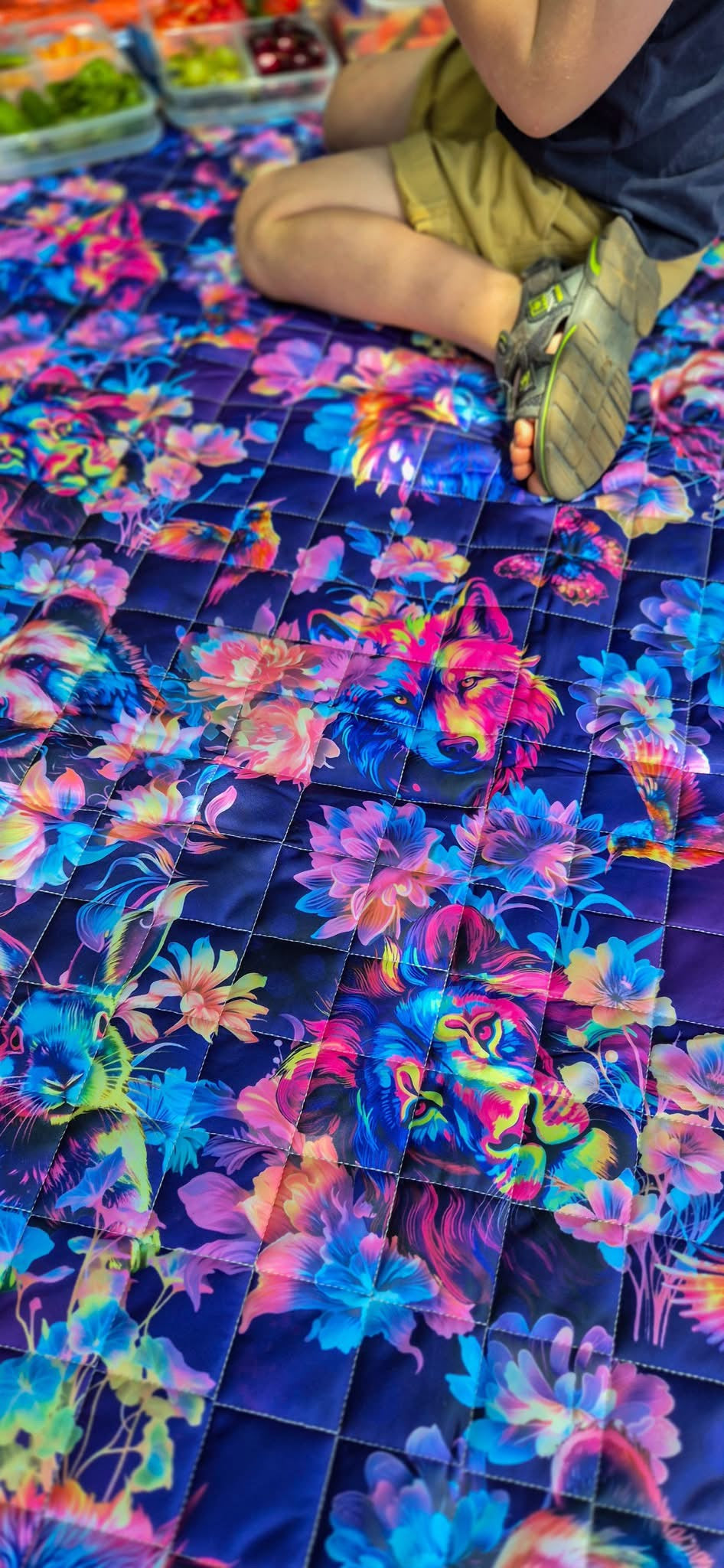Wild Spirits Picnic Plush Mat