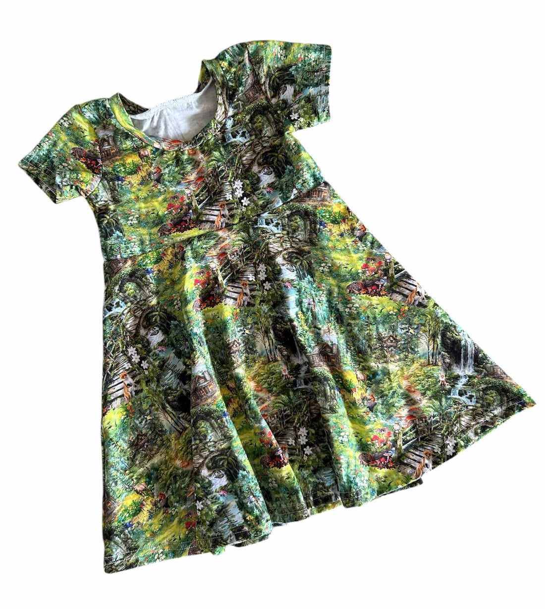 Woodland Whispers Handmade Dress