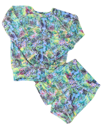 Woodland Whispers Swim Rashie &amp; Shorts Set