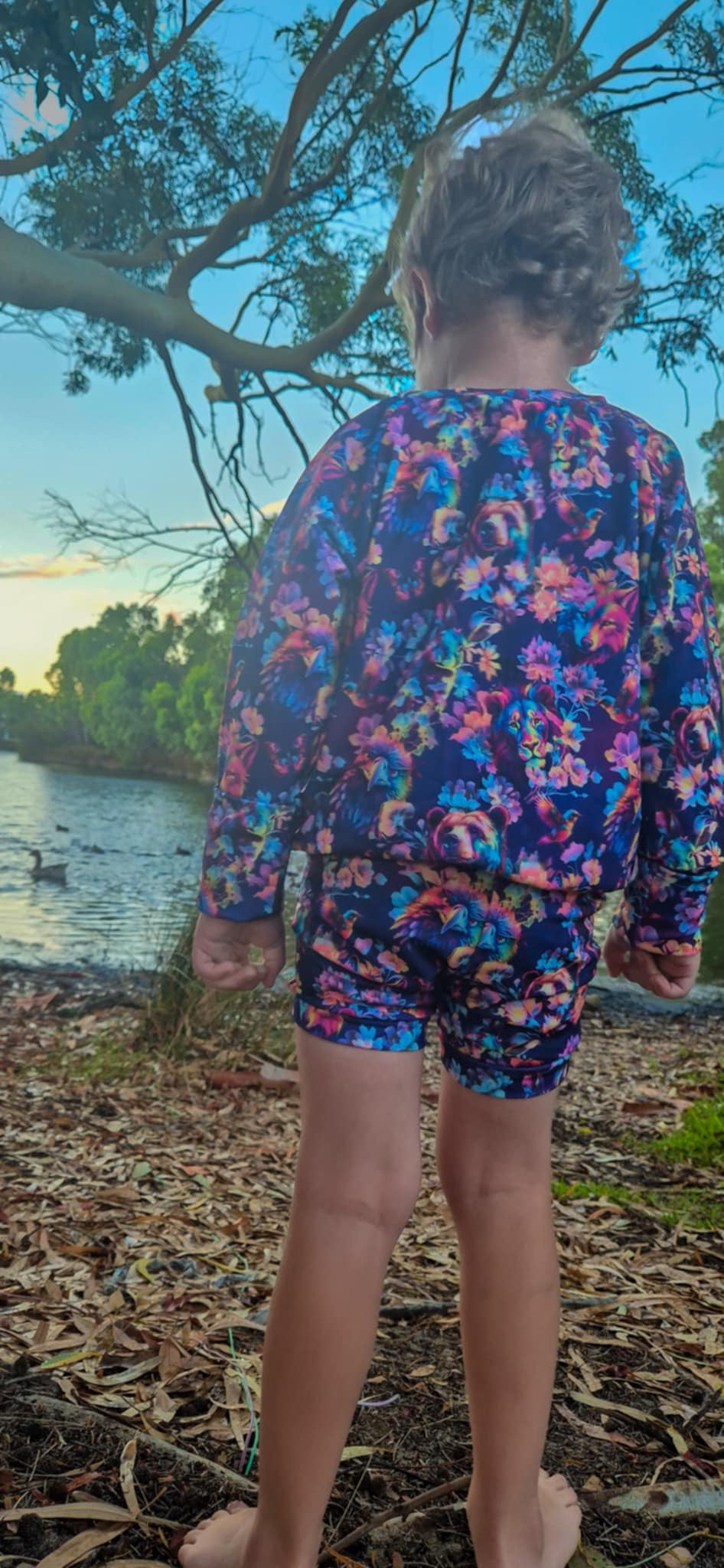 Wild Spirits Swim Rashie & Shorts Set