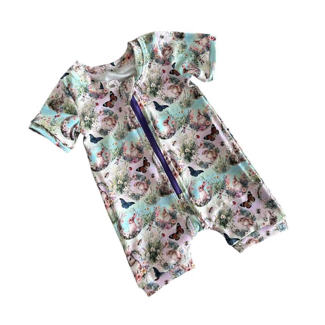 EveryBunny Blooms Handmade Romper