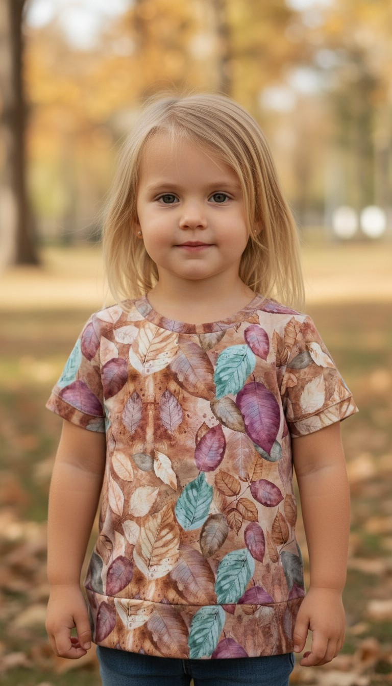 Falling into Nature Handmade T-Shirt