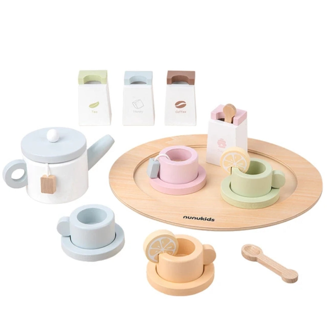 Wooden Tea Set