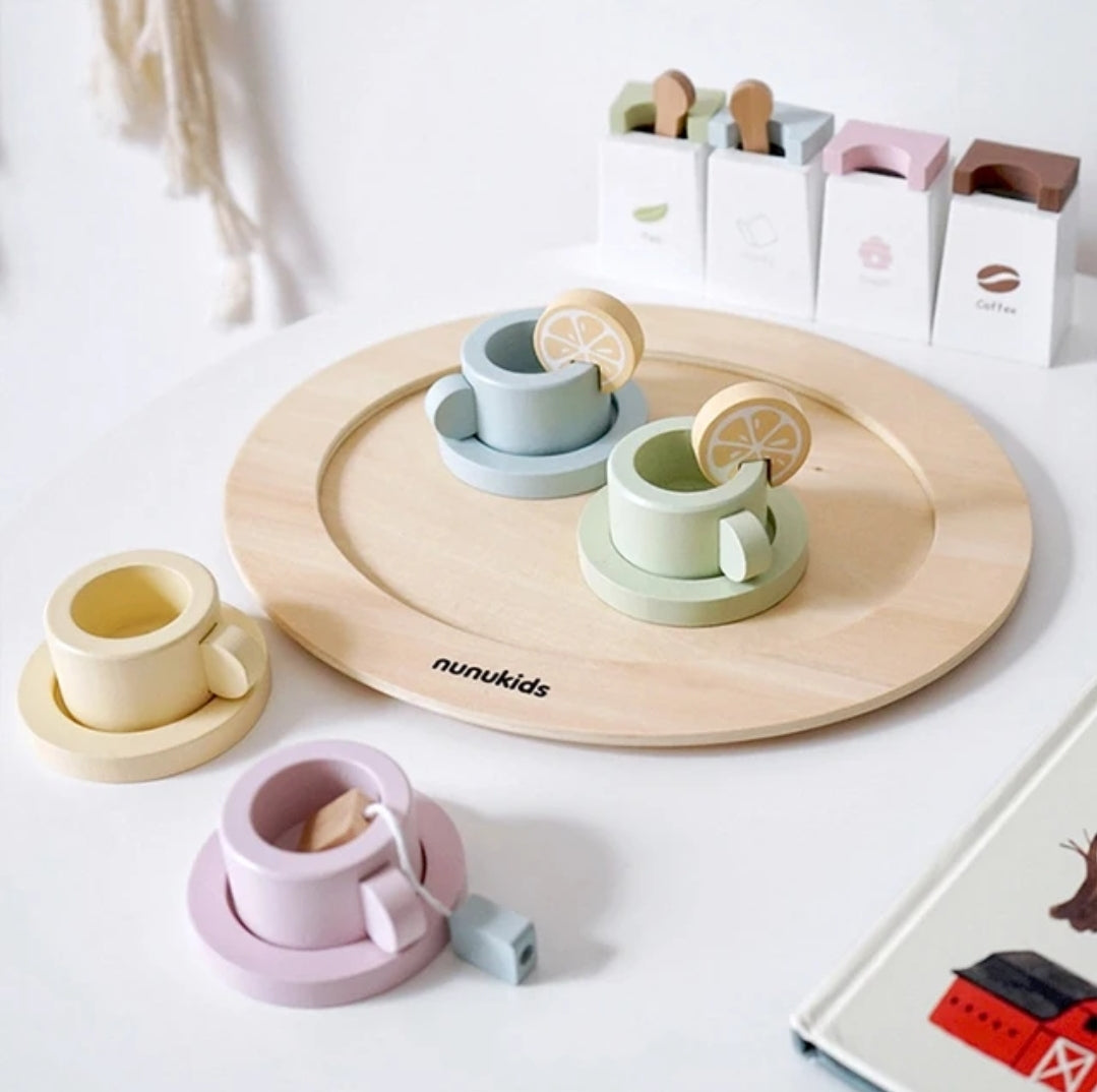 Wooden Tea Set