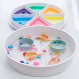 Sensory Play Tray- Removable Compartments & Lid