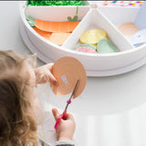Sensory Play Tray- Removable Compartments & Lid