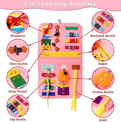 Montessori Pink Busy Book