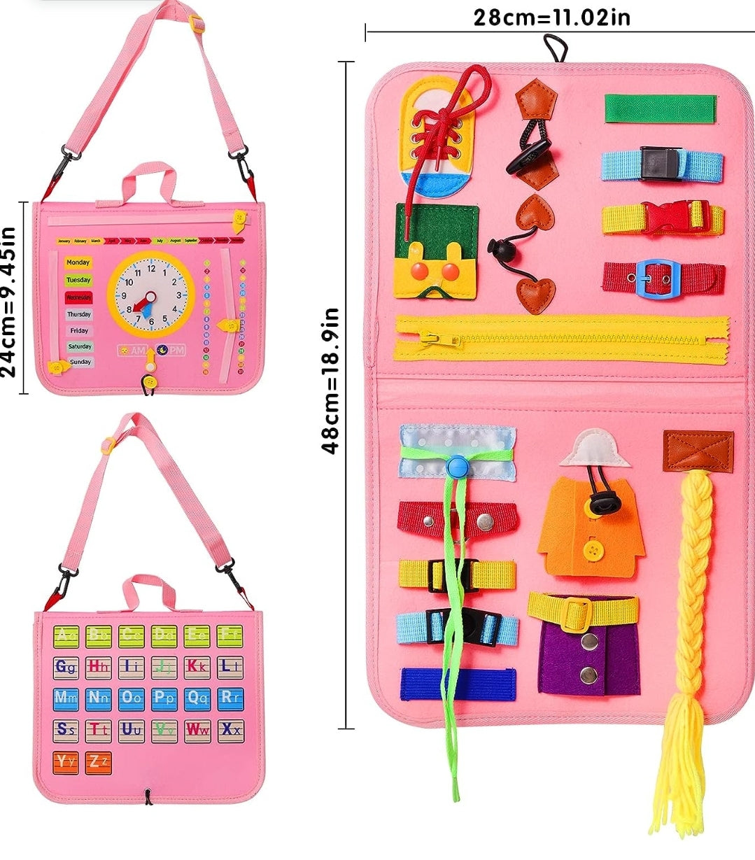Montessori Pink Busy Book