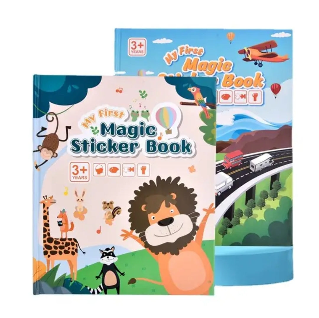 Magic sticker book