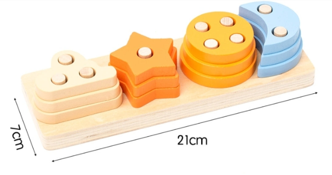 Shape Sorter - 4 Columns