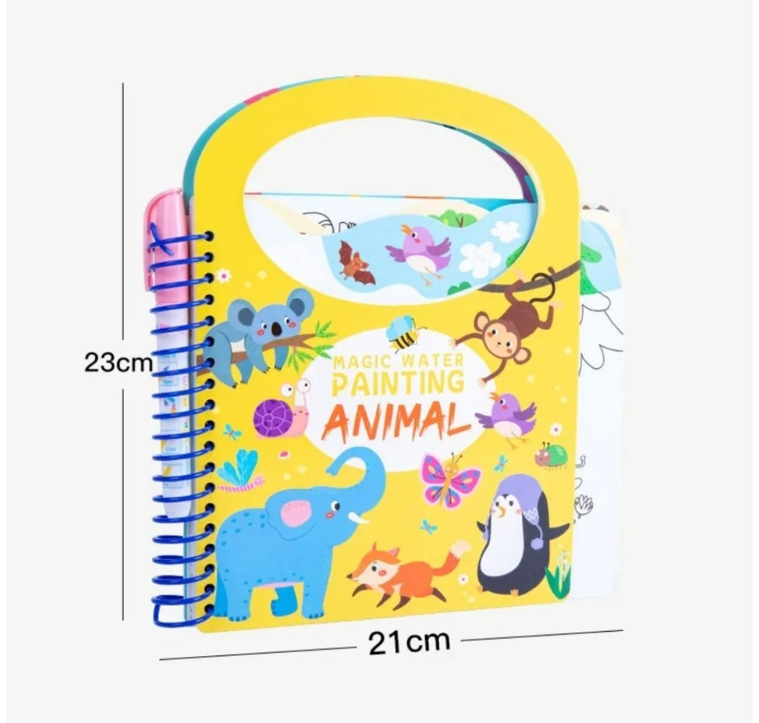 Reusable Magic Water Drawing Book