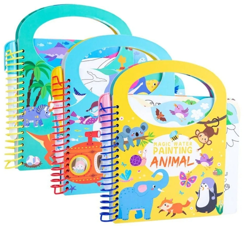 Reusable Magic Water Drawing Book