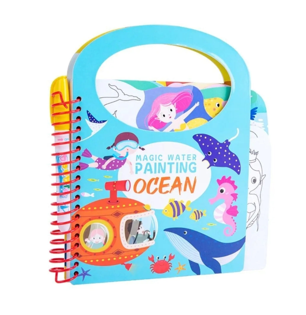 Reusable Magic Water Drawing Book