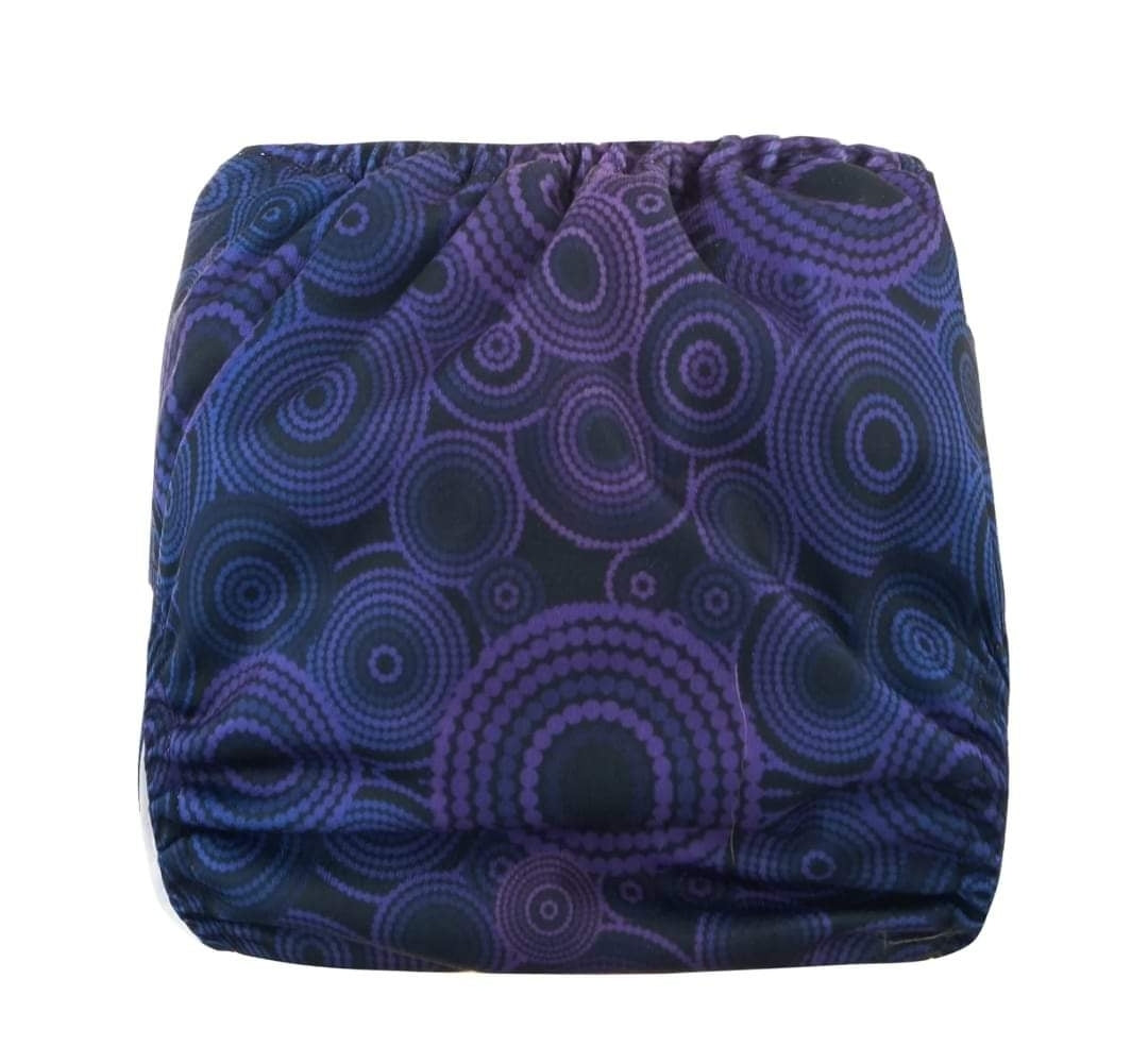 Bunaan Purple Newborn Cloth Nappy