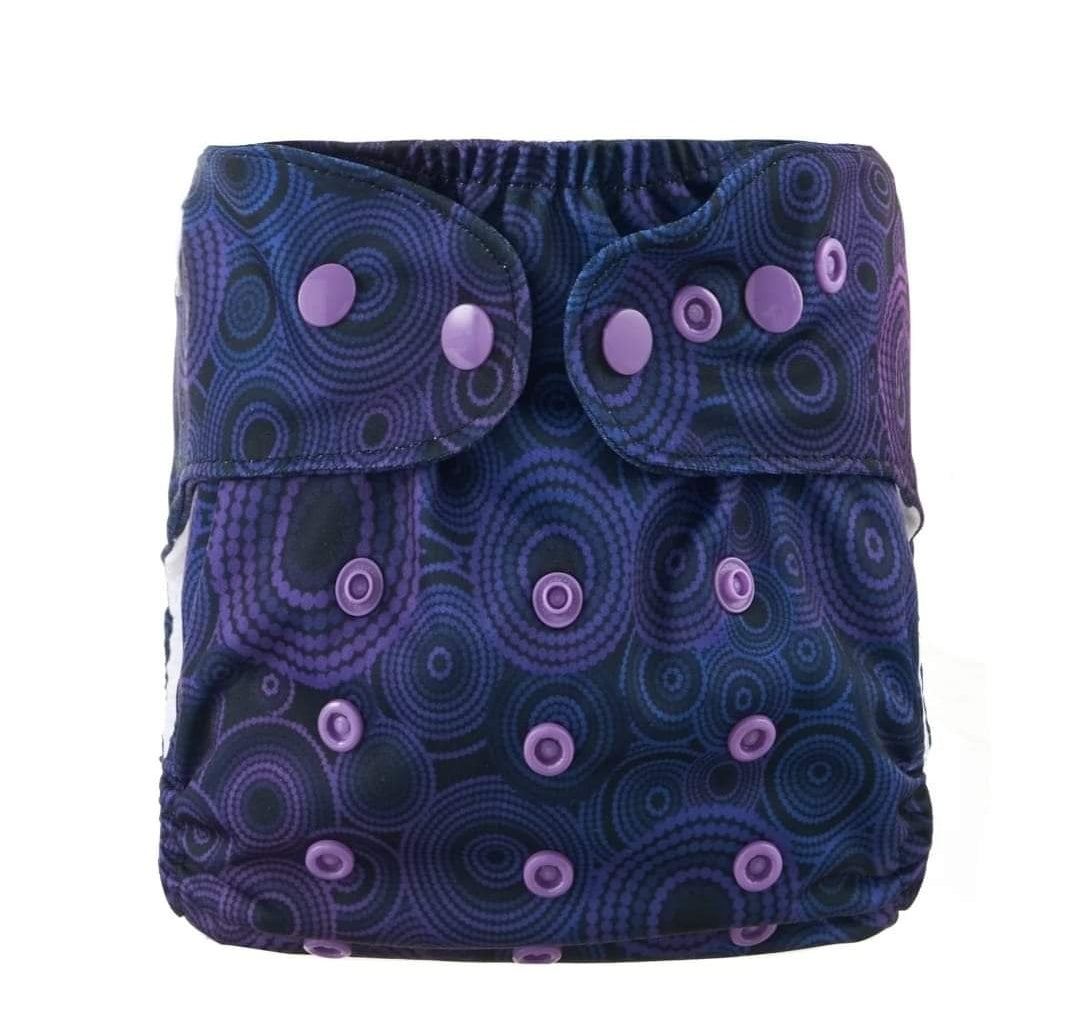 Bunaan Purple Cloth Day Nappy