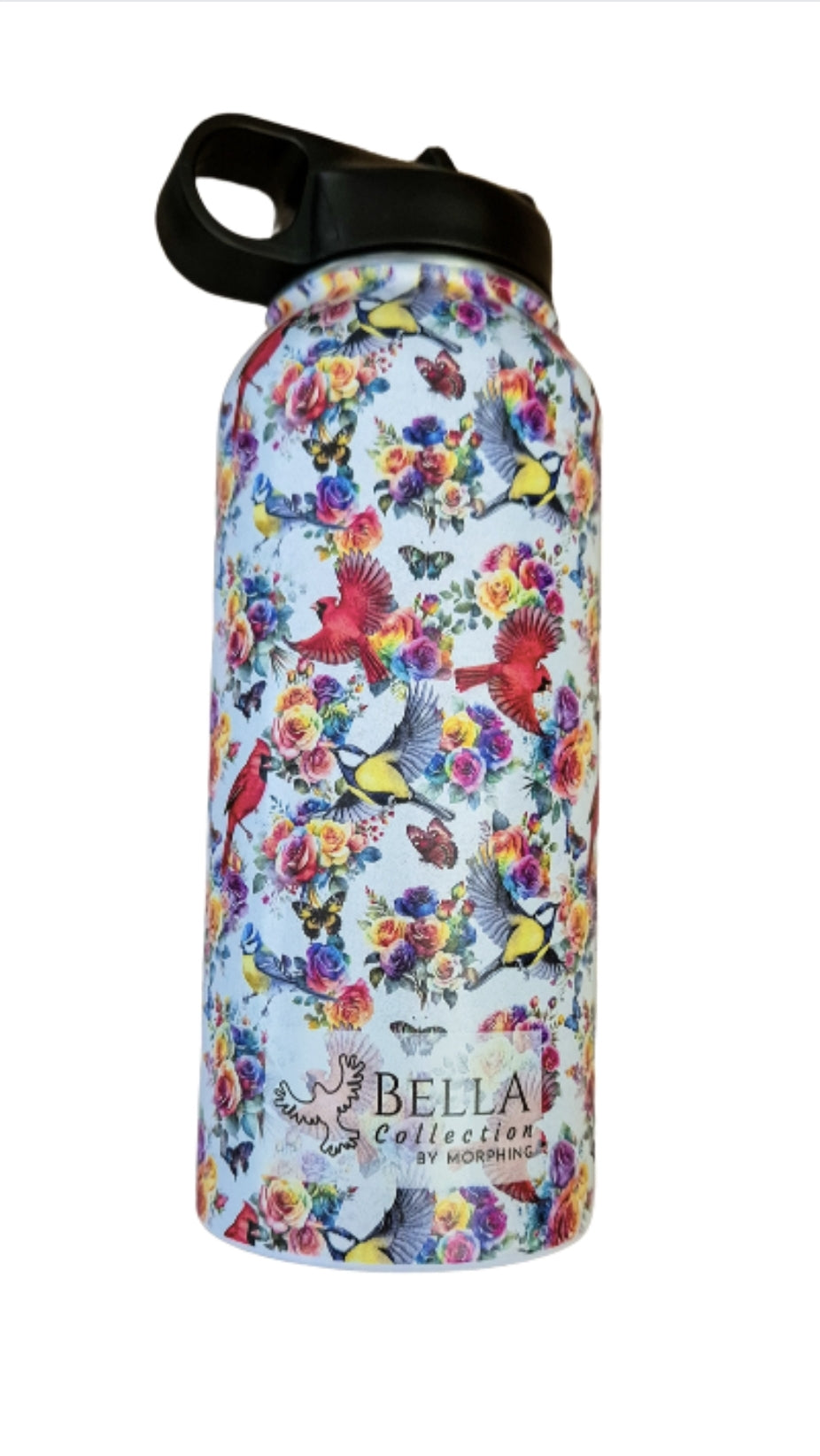 18 oz Rosey Feathers Drink Bottles