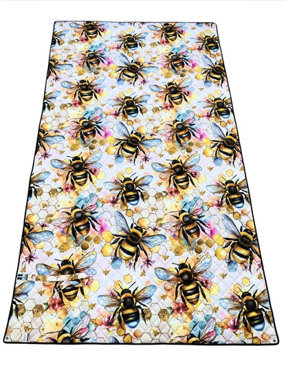 Bee Yourself Picnic Plush Mat