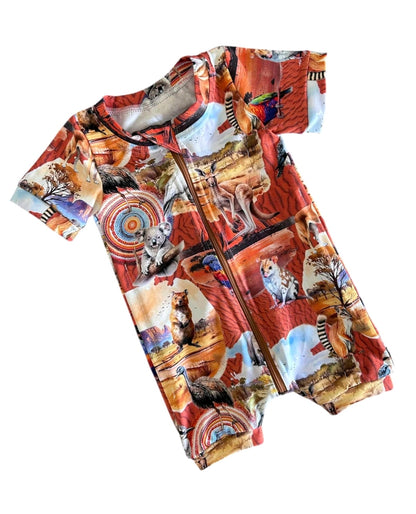 Paws Down Under Handmade Romper