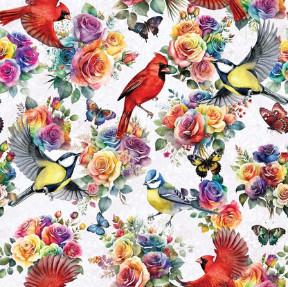 Rosey Feathers Small Wetbag
