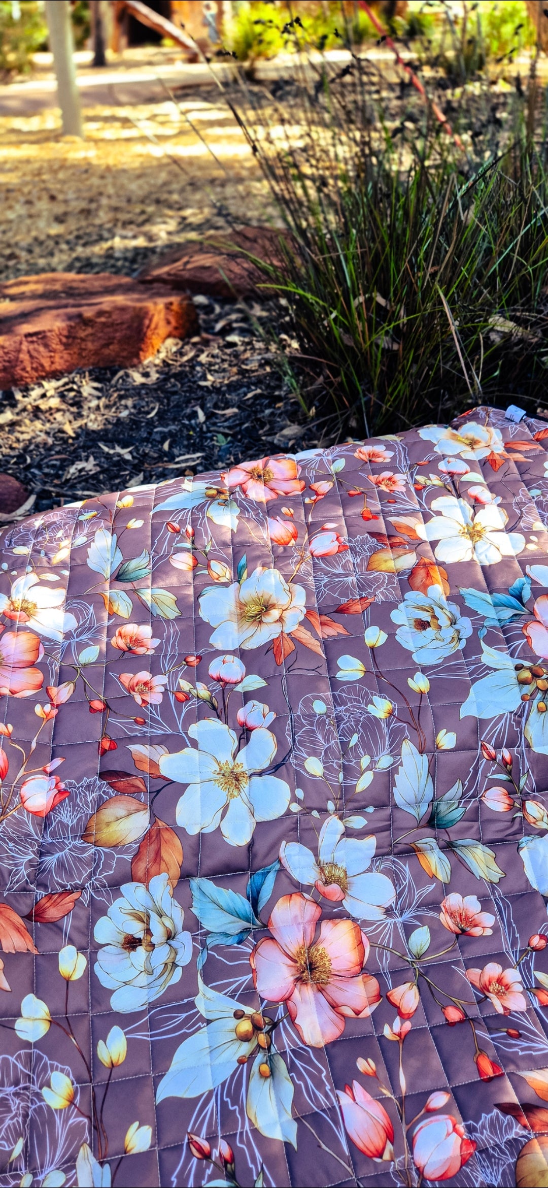 Petals of Wonder Picnic Plush Mat