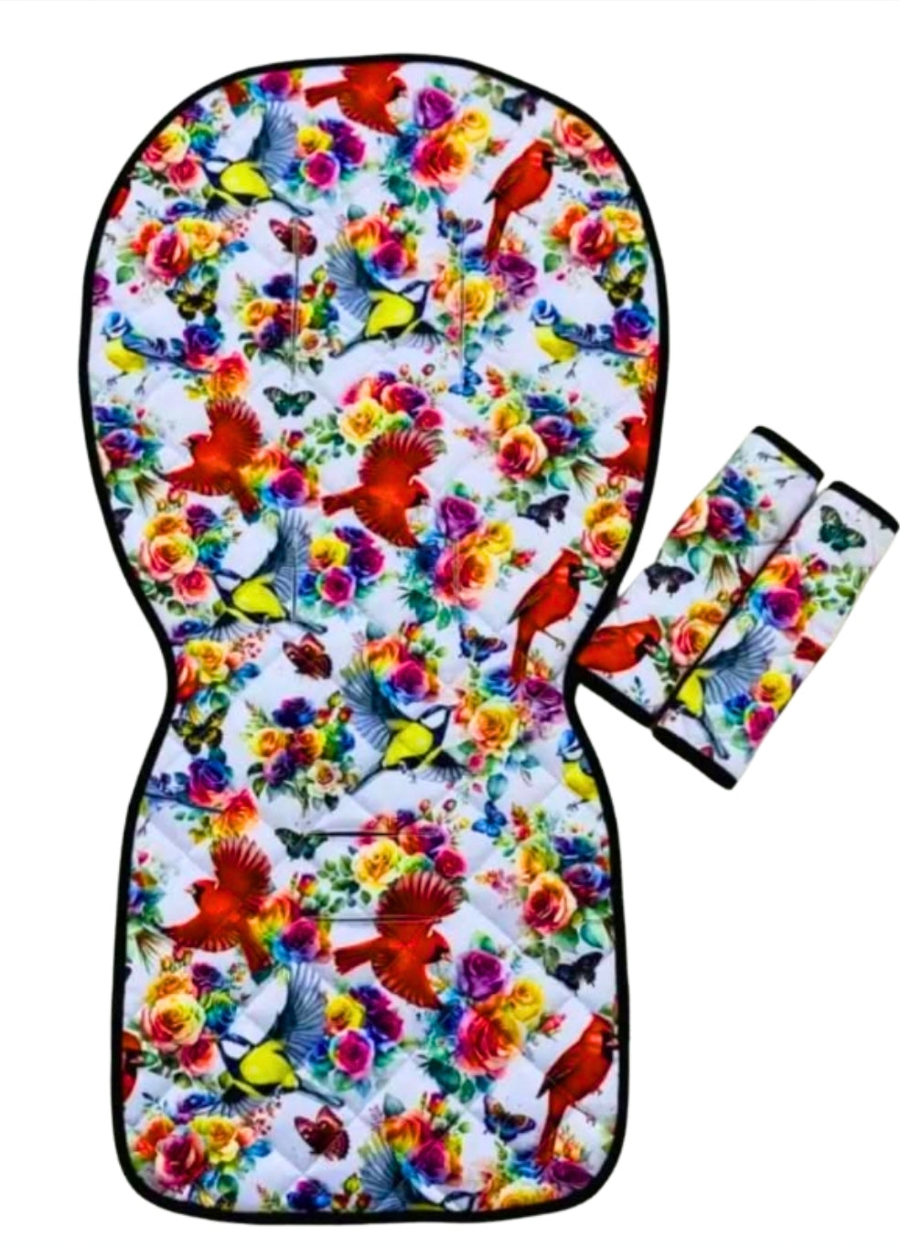 Rosey Feathers Universal Pram Liner