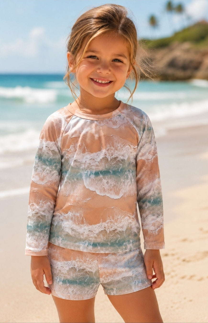 Tides Up Swim Rashie &amp; Shorts Set