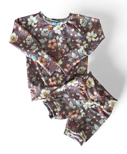 Petals of Wonder Swim Rashie &amp; Shorts Set