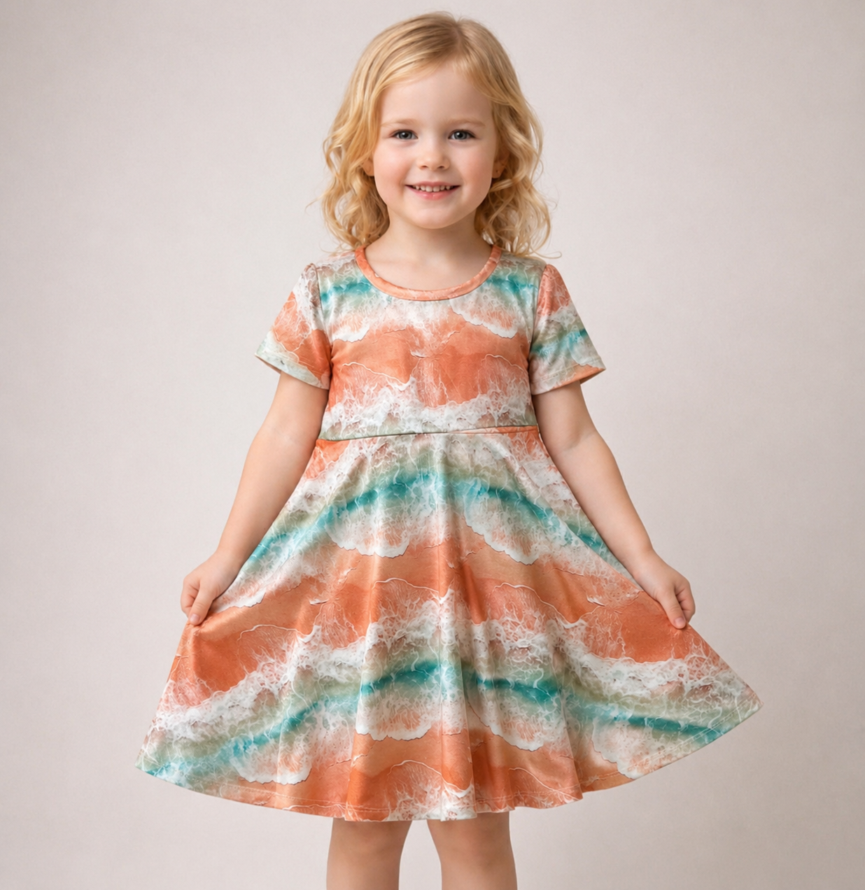 Tides Up Handmade Dress