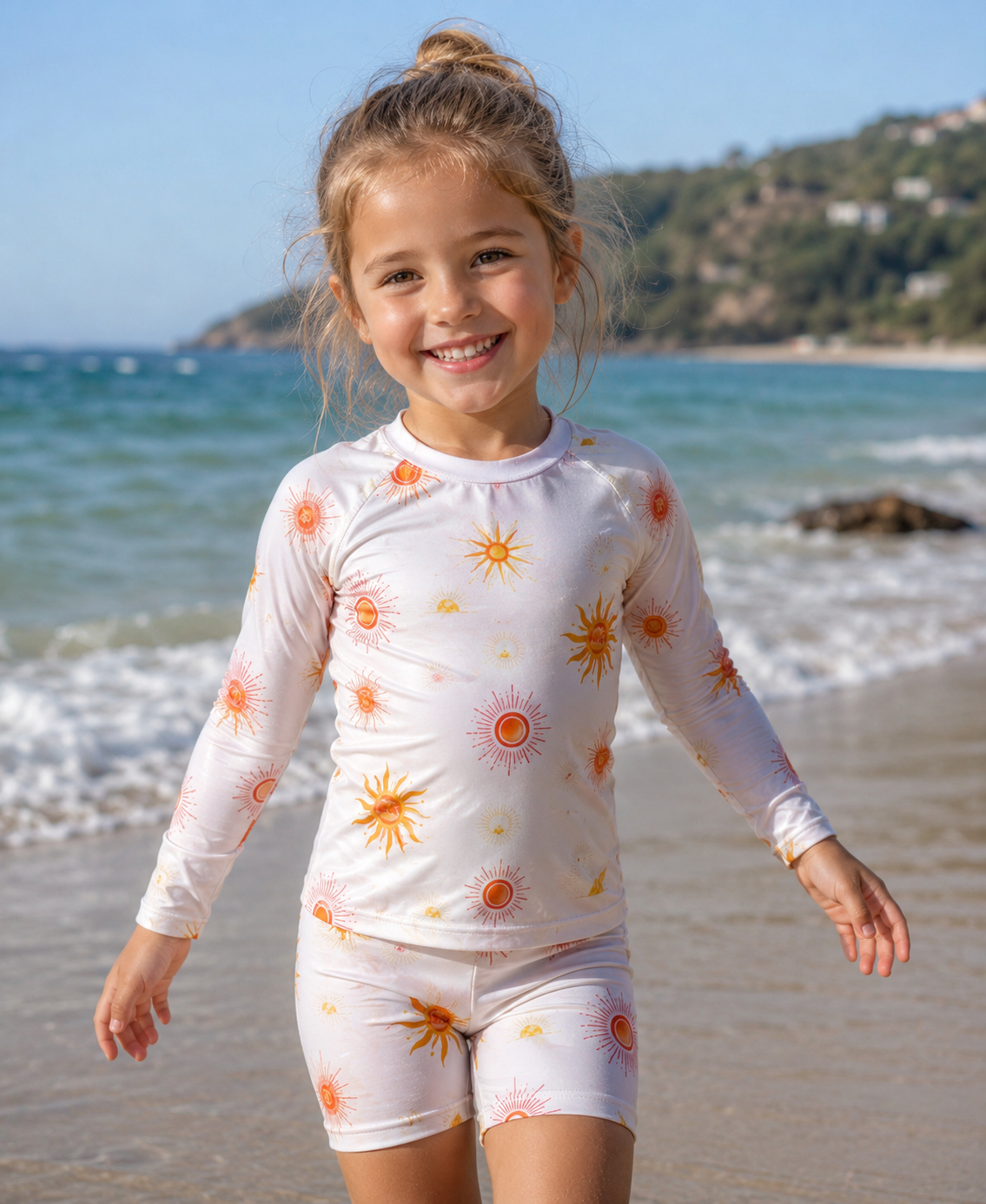 Sunsational Swim Rashie &amp; Shorts Set
