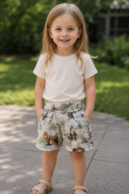 Tree-Mendous Handmade Shorts